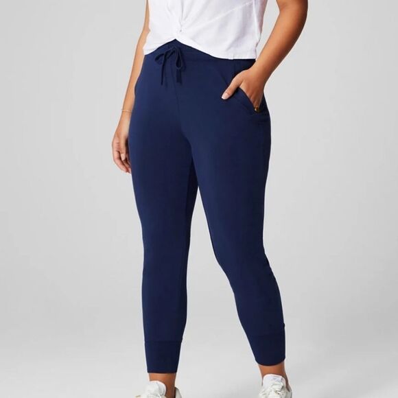 Fabletics The Luxe Terry Jogger Deep Navy XL NWT in packaging - Picture 1 of 6